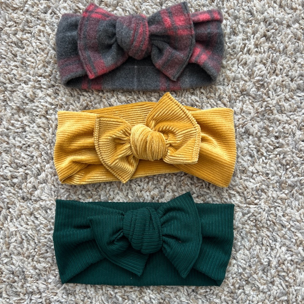 Bow Babes Fall/Winter 6-12m Bow Bundle🎀
